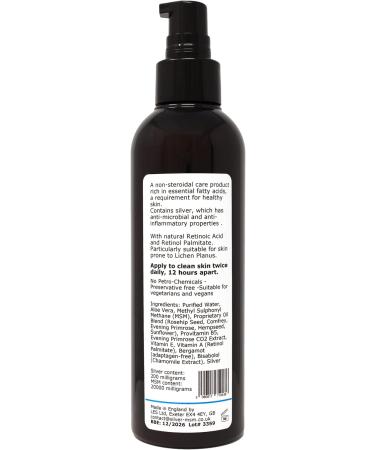 Argentum Plus Silver-MSM Lichen Planus Gel 200ml - Soothes Skin Prone to Lichen Planus - Buy Online on GoSupps.com