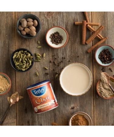 Tetley Chai Vanilla Black Tea - 20 Tea Bags 40 Grams Contains Caffeine - Buy Online on GoSupps.com