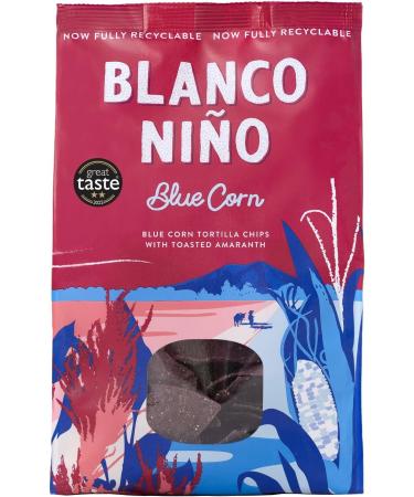 Blanco Ni o - Traditional Tortilla Chips - Blue Corn - 8 x 170g - Buy Online on GoSupps.com