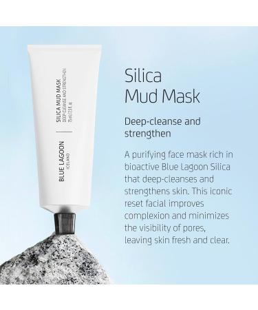Blue Lagoon - Deep Cleansing Silica Face Mask For Enhanced Glow - Hydrating and Moisturizing Face Mask - Hydrating Mask Skin Care - Sustainable Bioactive Icelandic Skincare (2.5 oz | 75 ml) 2.5 Fl Oz (Pack of 1) - Buy Online on GoSupps.com