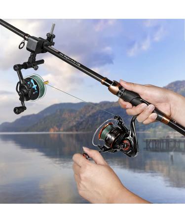 PLUSINNO Fishing Line Spooler | Versatile Spooling Station for Spinning & Cast Reels | Unwinding Function | Prevents Line Twist | Fishing Rod Clamp Included - Buy Online on GoSupps.com