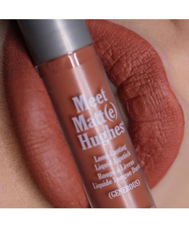 Buy theBalm Meet Matt(e) Hughes Liquid Lipstick Generous - Long-Lasting Matte Finish | International Shipping Available - Buy Online on GoSupps.com