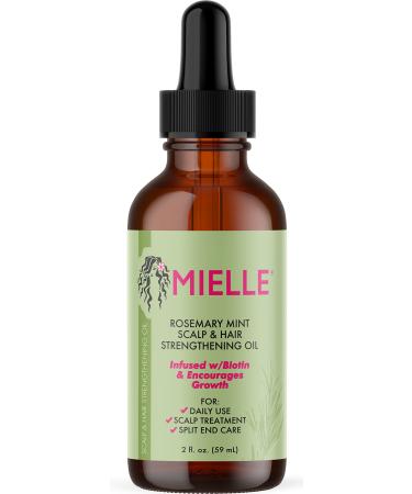 Mielle Scalp & Hair Strengthening Oil Rosemary Mint 2 fl oz (59 ml)