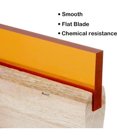 Colovis 2 PCS Screen Printing Squeegee  9.4in and 5.9in  75 Durometer Wooden Handle Ink Scraper for Screen Printing - Buy Online on GoSupps.com