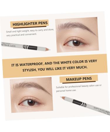 Didiseaon 120 Pcs Lying Silkworm Eyeliner White Gel Liner Highlighter Makeup Pens Plastic Eye Shadow Eyes - Buy Online on GoSupps.com