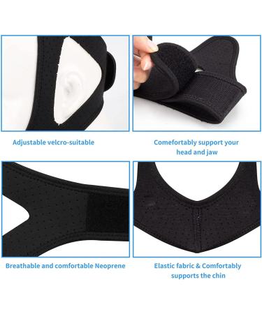AMYMO Anti Snoring Chin Strap - Adjustable Stop Snoring Sleep Aid for Men & Women - Gold - Buy Online on GoSupps.com