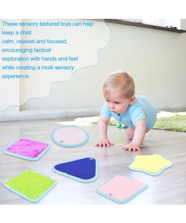 Sensory Mats Set - 9 Mini Textured Play Tiles for Tactile Educational Exercise - Buy Online on GoSupps.com