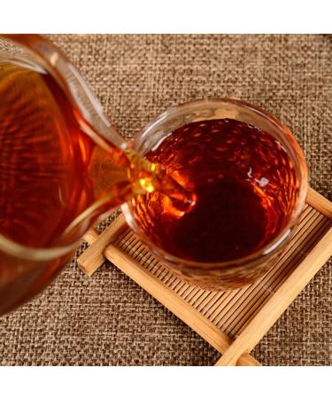 HQZM Yunnan Jingmai Mountain 357g Chinese Puer Ripe Tea Cake The Fragrant Tea Of Aging - Buy Online on GoSupps.com