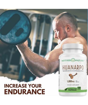 Huanarpo Macho Powder Capsules 1000mg (120 Count) - Male Support Energy & Performance - Non-GMO, Gluten-Free, Dairy-Free, Vegan - Buy Online on GoSupps.com