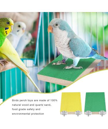 upain 5 Pack Parrot Perches Stand Natural Wood Bird Scrub Perch Platform and Paw Grinding Stick Bird Cage Toys Accessories for Small Parakeets Cockatiels Budgies Parakeet Lovebird - Buy Online on GoSupps.com