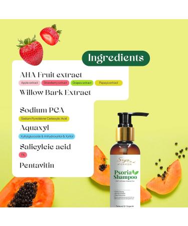 Psoria Shampoo - Sulfate-Free Itchy Scalp & Anti-Dandruff Cleanser with 1% Salicylic Acid & AHA | Best for Psoriasis Relief - Buy Online on GoSupps.com