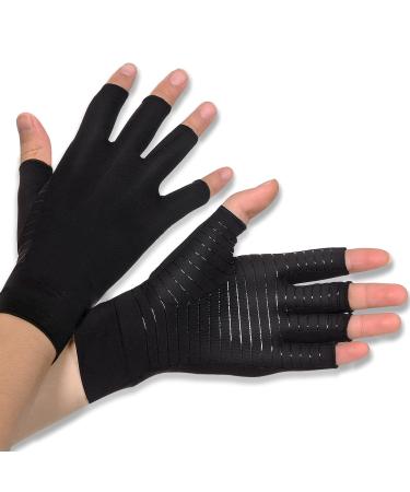 Donfri Arthritis Gloves with Copper Arthritis Gloves Compression Gloves for Pain Relief and Warmth (M) M 1 Pair - Buy Online on GoSupps.com