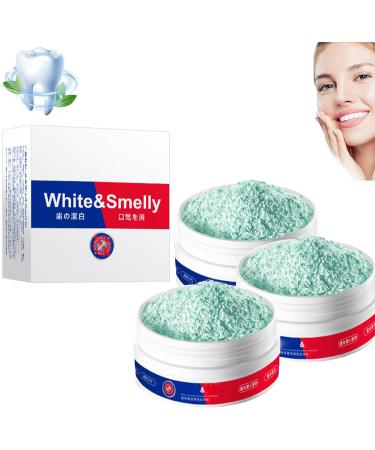 Probiotic tooth powder mint tooth cleaning powder teeth whitening powder for white teeth natural tooth whitening powder removal of tooth stains effectively for removal of stains (3PCs)