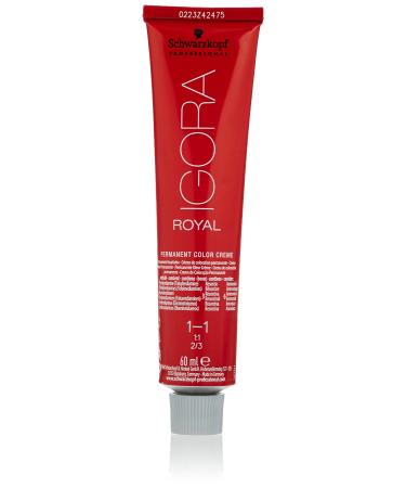 Schwarzkopf IGORA Royal Premium Hair Color 1-1 blue-black 1 pack (1 x 60 g) 1-1 blue-black 60 ml (1 pack)