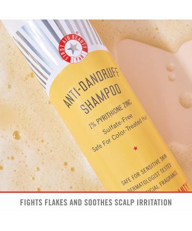 First Aid Beauty FAB Anti-Dandruff Shampoo 8 oz - Fights Flakes, Soothes Scalp, Promotes Healthy Hair - Buy Online on GoSupps.com
