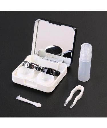 Rosenice Contact Lenses Mini Travel Case - Black Holder for Easy Storage | International Shipping - Buy Online on GoSupps.com