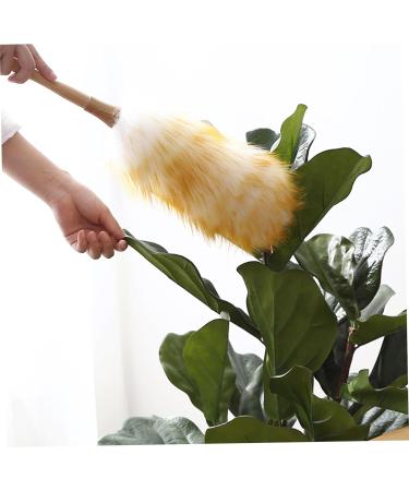 Dusters Duster Wood Handle Fluff Hand Duster Electrostatic Soft Dusting Tool with Hanging Ring Multipurpose Dusters for Cleaning Home Car Sofa - Buy Online on GoSupps.com