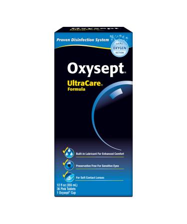 Oxysept Disinfecting Solution Neutralizer Ultracare Formula, 12 oz. (1 count)