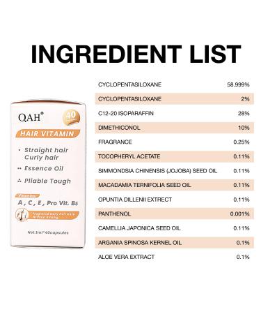 Hair Treatment Serum & Vitamin Capsules - Argan Macadamia & Avocado Oils for Hair Growth | No Rinse Safe for All Hair Types - Buy Online on GoSupps.com