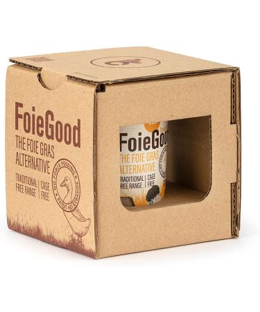 FoieGood Duck Spread with Truffle 120g - Smooth Creamy Duck Liver P t - Ideal for Appetizers - No Force Feeding - Glass Jar - Buy Online on GoSupps.com