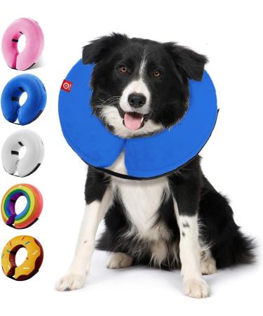 Ducomi XL Blue Inflatable Hinges for Dogs & Cats - Enhanced Comfort Freedom of Movement Scratch & Bite Protection - Buy Online on GoSupps.com