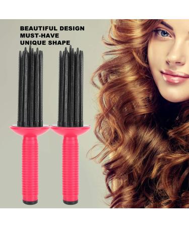 Best Styler for Curly Hair - Anti Slip Curling Wand & Round Brush for Fluffy Curls | International Shipping Available - Buy Online on GoSupps.com
