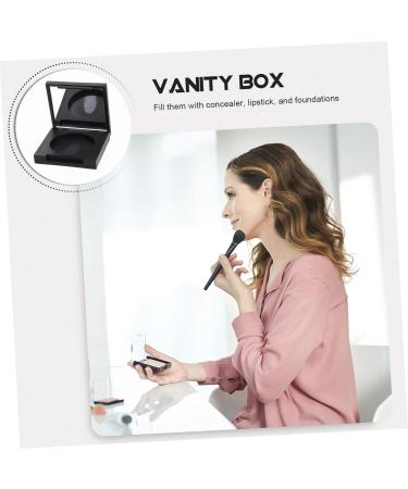 Balacoo 4pcs Blush Box Eyeshadow Box Makeup Blush Eyeshadow Organizer Eyeshadow Supplies Square Mirror 5x5cm Black - Buy Online on GoSupps.com