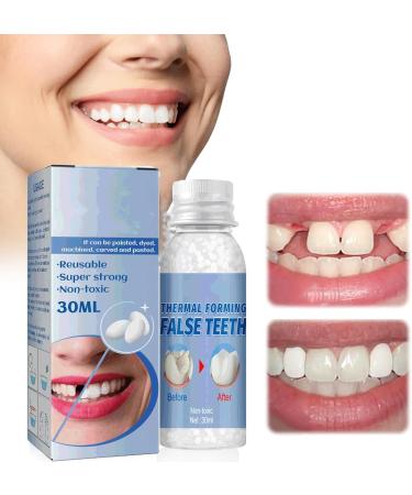 Flipped Warmth Provisional Dentures & Tooth Repair Set - Instant Veneers Thermal Adhesive Pearls for Broken Teeth Care - Buy Online on GoSupps.com