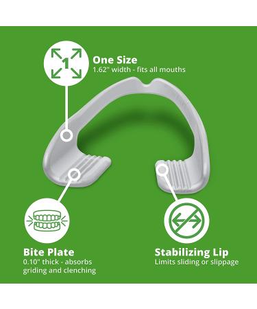 Plackers Grind No More Dental Night Guard - 10 Count for Teeth Grinding Relief - Buy Online on GoSupps.com