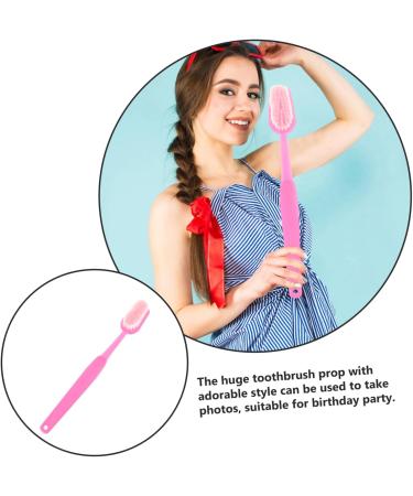 Brightfufu Oversized Fake Toothbrush - Fun Party Gift Huge Toy for All Ages | ABS Durable 1 Piece - Buy Online on GoSupps.com