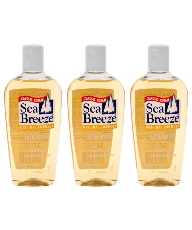 Astringent Original Formula by Sea Breeze for Unisex - 10 oz Cleanser - Pack of 3