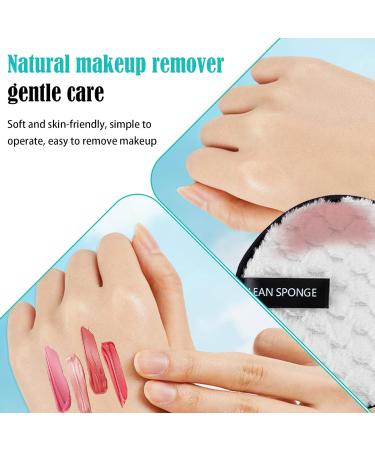 6 Washable Slaughtering Pads - Reusable Microfiber Make-Up Remover with Hair Band | Eco-Friendly Facial Cleaning & Skin Care - Buy Online on GoSupps.com