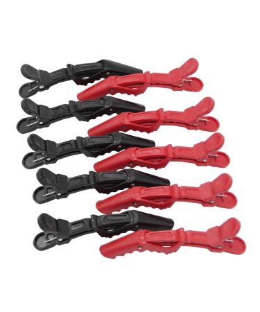 Adecco LLC 10 PCS Hair Styling Clips  Sectioning Alligator hair clips  Crocodile hair clips For Thick Hair  Non-Slip Hairdressing Partition Clips Hairgrips For Women and Girls
