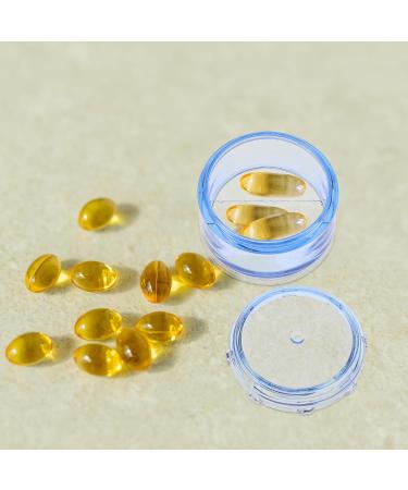 Portable 7 Day Stackable Pill Case Tower - SUPVOX Travel Pill Box (Blue) | International Shipping Available - Buy Online on GoSupps.com
