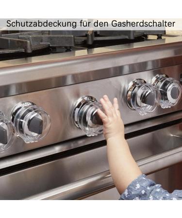 XIWUPO Herd Protection - 6-Piece Child Lock for Stoves & Ovens | Safety Locks for Kitchen Gas Knobs - Buy Online on GoSupps.com