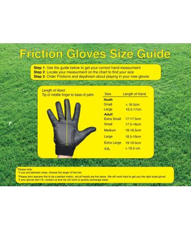 Friction Gloves - Rubberized Disc Golf Gloves for Ultimate Grip - Adult Medium - Buy Online on GoSupps.com
