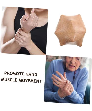 Sewacc Thai Hand Massager - Chinese Gymnastics Massage Globe Balls for Palms | Baoding Ball Training Handbook - Mahogany - Buy Online on GoSupps.com