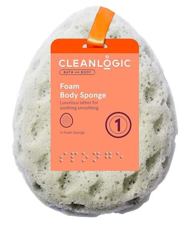 Clean Logic Foam Sea Sponge - Pack of 2 | Gentle Exfoliation and Cleansing - Buy Online on GoSupps.com