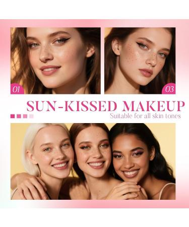  Prreal Freckle 2 in 1 Eyeliner Pen Freckle Stamp and Black Liquid Eyeliner Waterproof Natural Lifelike Freckles Makeup Soft Sopt Pen Magic False Freckles 01 Light Brown + 03 Dark Brown - Buy Online on GoSupps.com