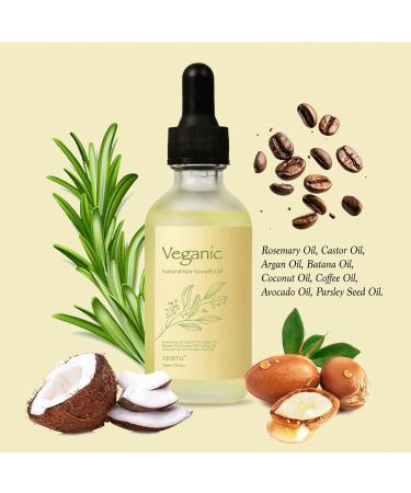 Veganic Hair Growth Oil - Natural Hair Oil for Men & Women | 2pcs | Boost Hair Growth Globally - Buy Online on GoSupps.com