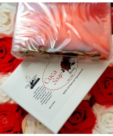 Chic V Cuca Organic Rose Vaginal Soap - pH Balanced, Handmade, Odor-Eliminating Feminine Care - Buy Online on GoSupps.com