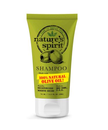 Nature's Spirit Anti-Frizz Olive Oil Shampoo Travel Size 2.5 ounce
