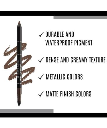 IMPALA Waterproof Eyeliner No. 24 - Silicone Matte Brown | Defined Line or Smudged Effect | Creamy & Long-Lasting | Water-Resistant - Buy Online on GoSupps.com