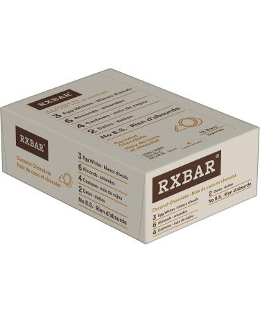 RXBAR Vanilla Almond Protein Bar 12 x 52 g & Protein Bar Coconut Chocolate 12x52g (Pack of 12) Protein+ Protein Bar Coconut Chocolate - Buy Online on GoSupps.com
