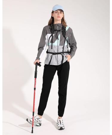 ODODOS Women's Water-Resistant Hiking Jogger Pants - Quick Dry Athletic Outdoor Pants with 3 Pockets (Medium, Black) - Buy Online on GoSupps.com