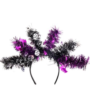 Halloween Headbands - Colorful Wool Strips Halloween Hair Bands | Halloween Headwear Cosplay Props for Favors Skeleton Bat - Buy Online on GoSupps.com