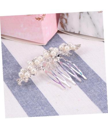 DOITOOL 1pc Hair Comb for Combs for Women Oil Dispenser for Hair Alloy Hair Comb Bridal Hair Accessories Bridal Headpiece Bridal Headdress Alloy Comb Wedding Bridesmaid Pearl - Buy Online on GoSupps.com