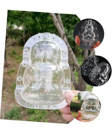 TEHAUX 2pcs Vegetable Shaping Mold Vegetables Tool Fruits Growth Buddha Shaping Mold Pumpkin Multipurpose Transparent 10x7cm - Buy Online on GoSupps.com