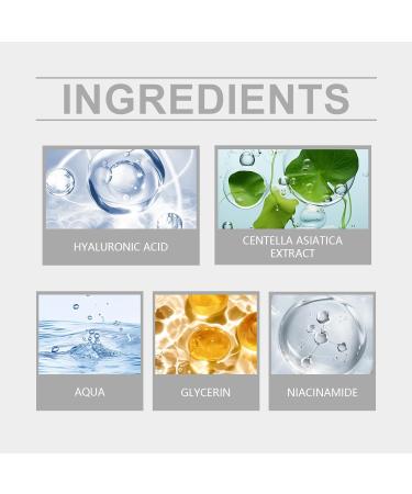 Centella Serum with Centella Asiatica Extract Hyaluronic Acid 50ml - Wild Plant-Based Formula for Smooth and Hydrated Skin Mild Ingredients for Rough Skin Refinement Suitable for All Skin Types - Buy Online on GoSupps.com