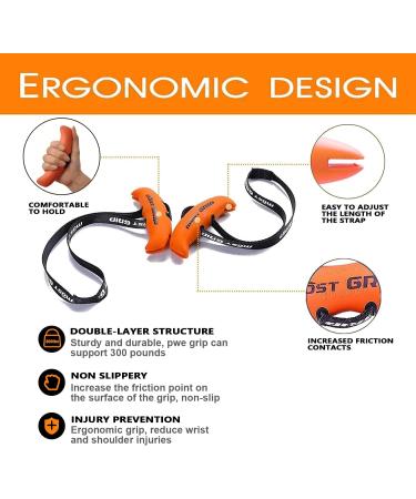 LARA STAR Pull Up Handles Grips - Heavy Duty Fitness Straps for Home Gym - 1 Pair - Buy Online on GoSupps.com